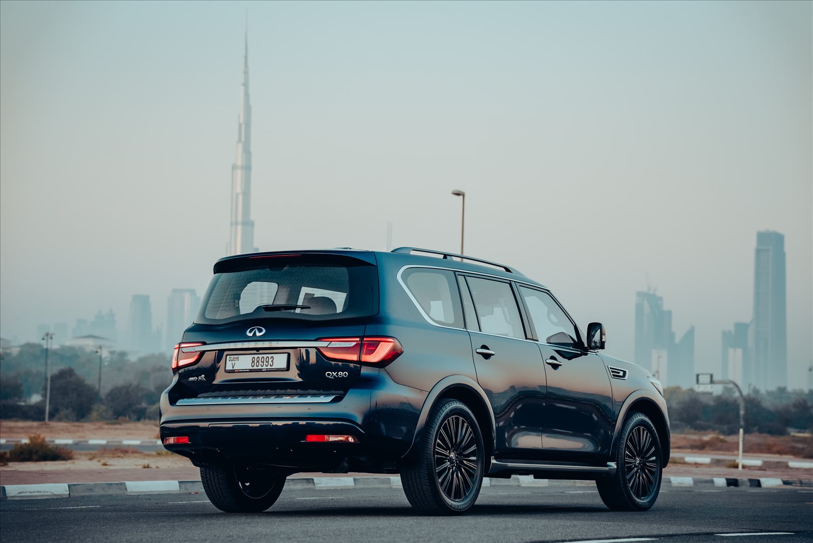 Infiniti QX80 2023 rental Dubai - photo