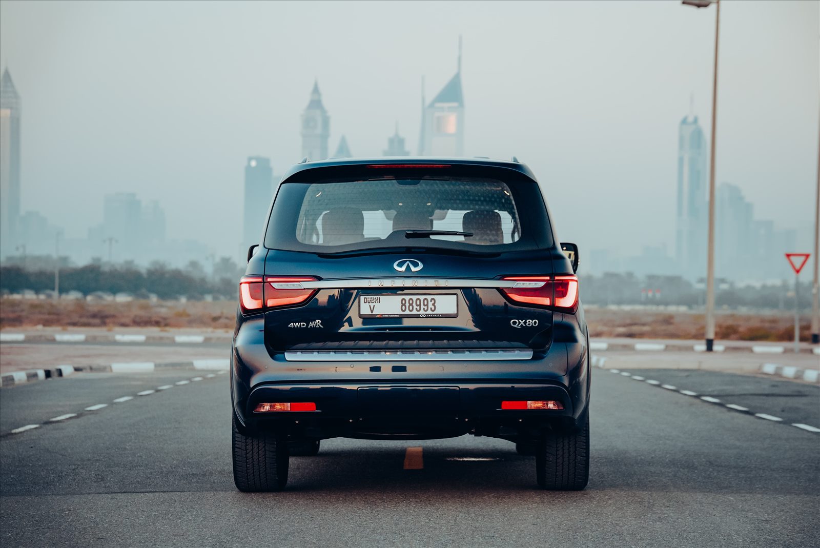 Infiniti QX80 2023 rental Dubai - photo