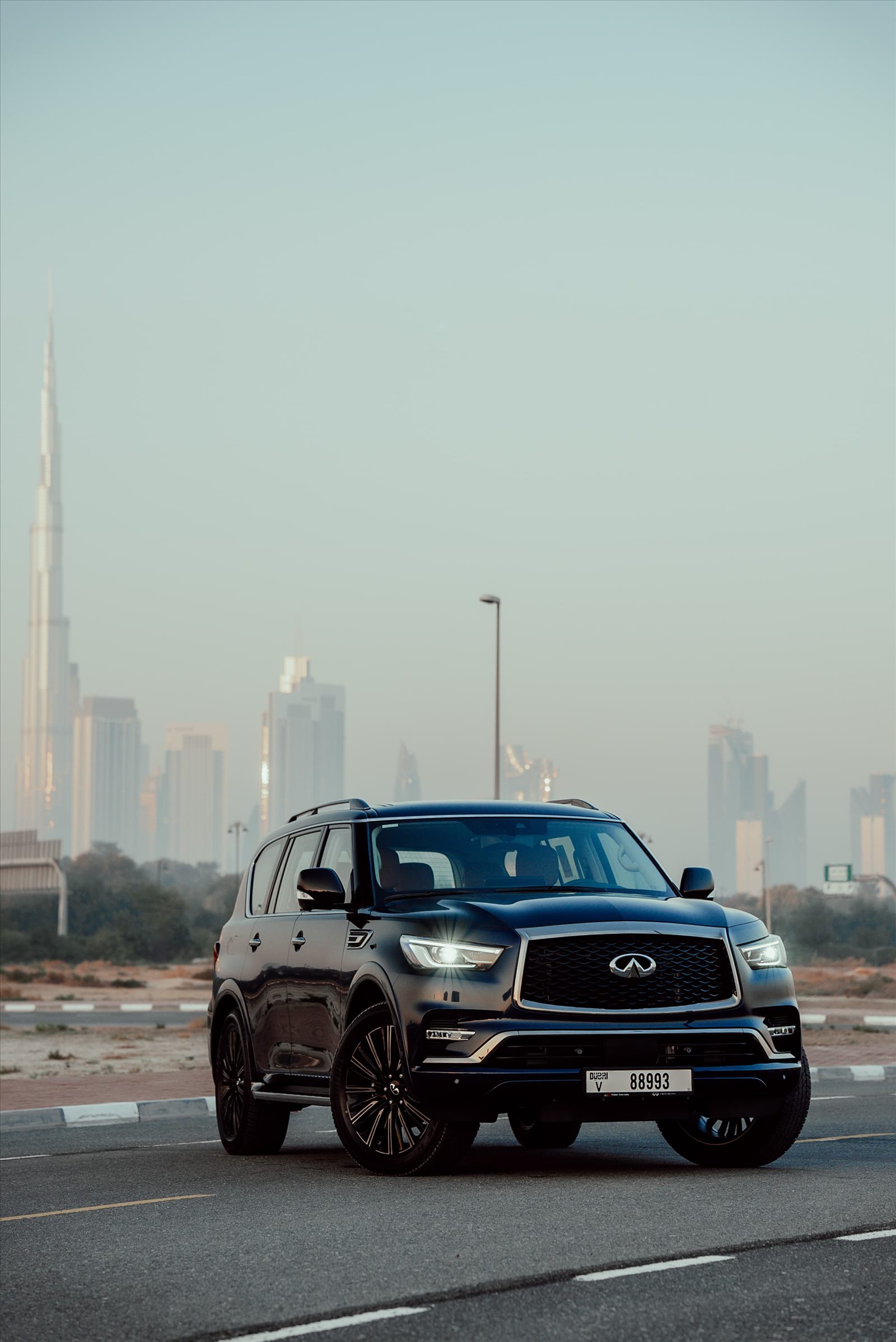 Infiniti QX80 2023 rental Dubai - photo