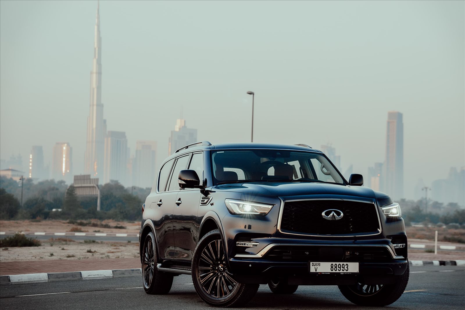 Infiniti QX80 2023 rental Dubai - photo