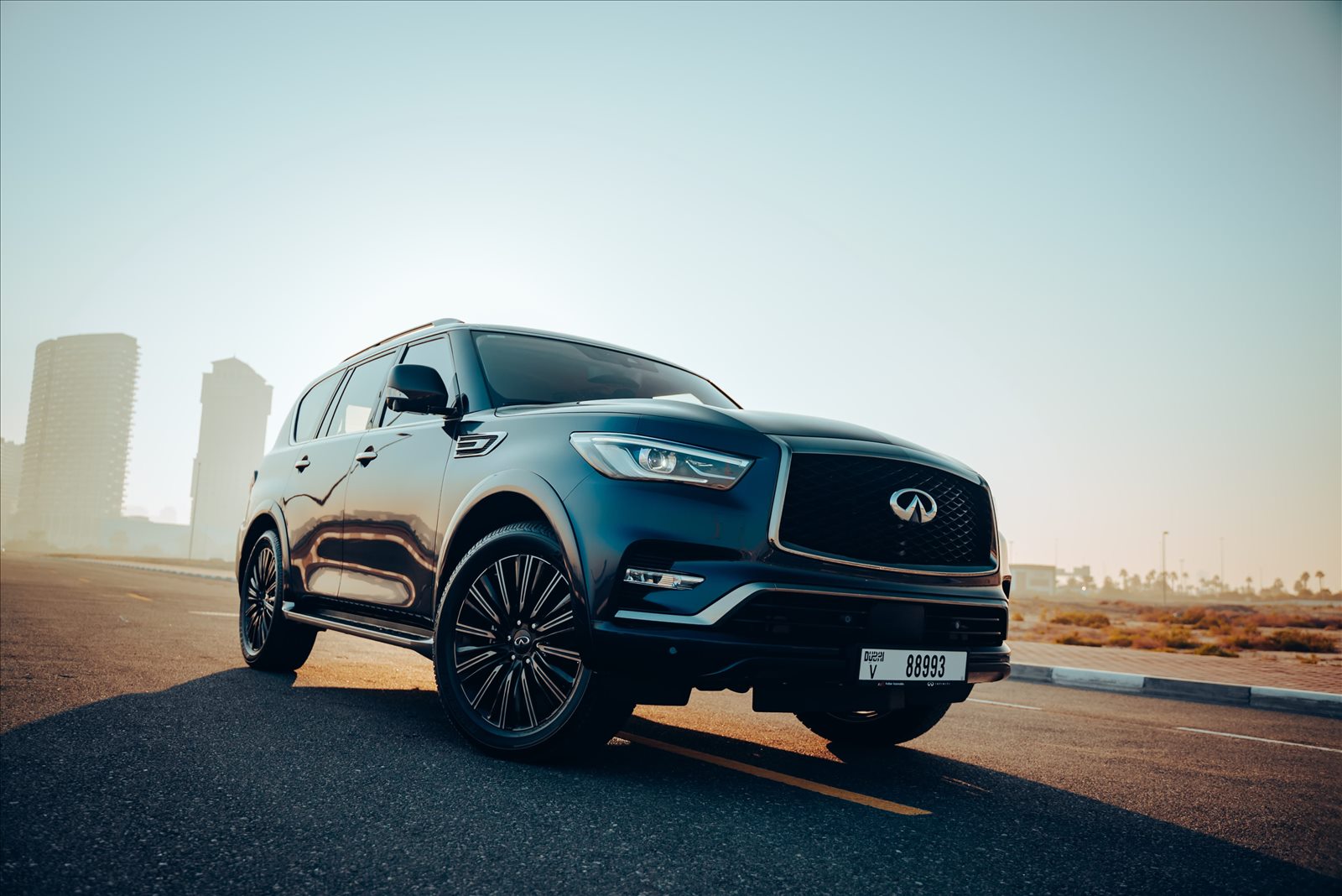 Infiniti QX80 2023 rental Dubai - photo